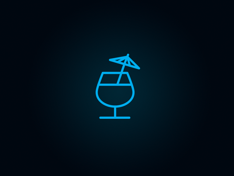 Chat Alley Cocktail Icon chat cocktail croatia drink gif hot icon light neon ny summer umbrella