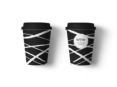 Wow Junkie - visual identity brand brush coffee cosmetics croatia cup fashion lettering logo ny packaging usa