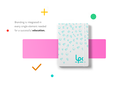 LPC - 1st Croatian online learning store branding color cute design education icon illustration logo pattern ui ux web