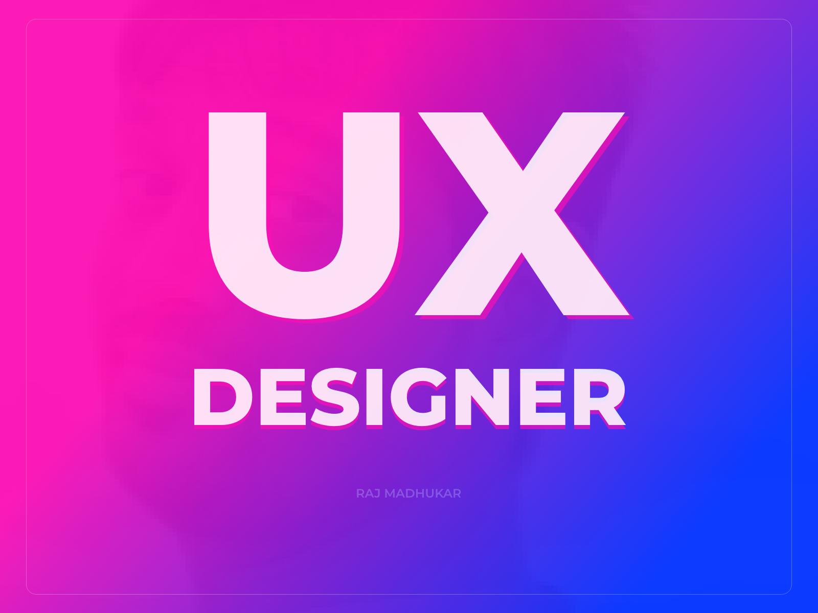 UX Designer by Raj Madhukar on Dribbble