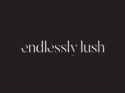 Logo Design for Endlessly Lush adobe illustrator brand branding design logo logo design typography
