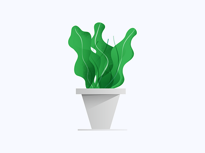 Office plant illustration office plant vector