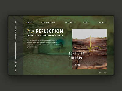 Reflection design graphic design ui web design