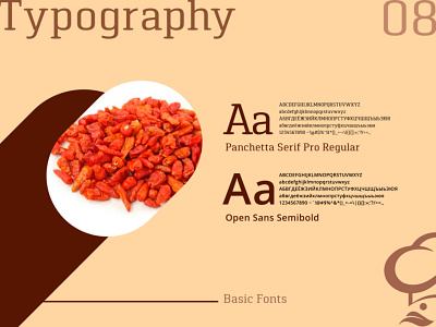 Bon Appetit. Typography