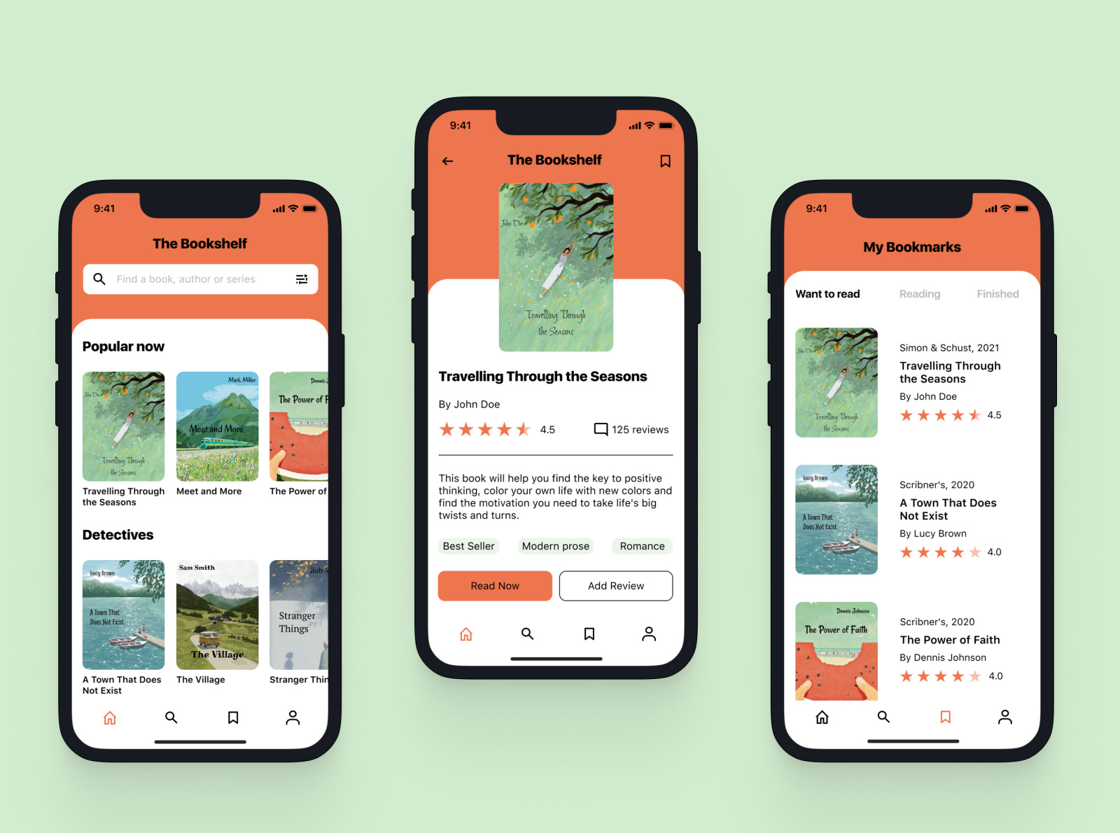 The Bookshelf / Mobile app design by Yulia Vasilevskaya on Dribbble