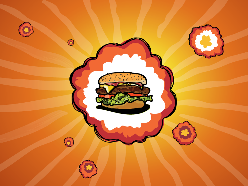 Burger Day burger burger day croatia design food food porn icon illustrator meat ny orange usa