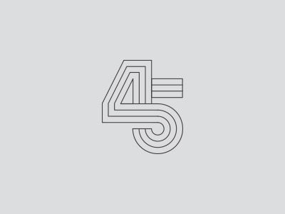 45 Monogram design typography