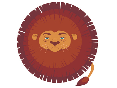 Leo animation app art branding character design graphic design icon illustration illustrator lion logo minimal typography ui vector web website персонаж