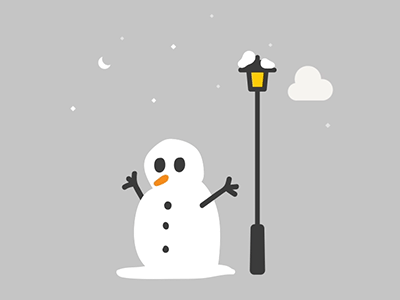 Snowman animated snowman animation mograph motion graphics snowman winter
