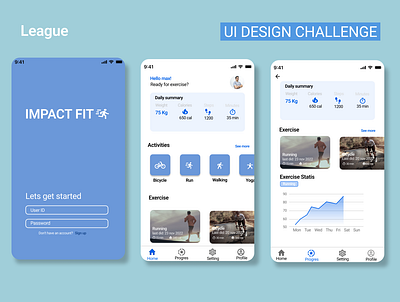 UI Design Challenge app design graphic design logo ui ux