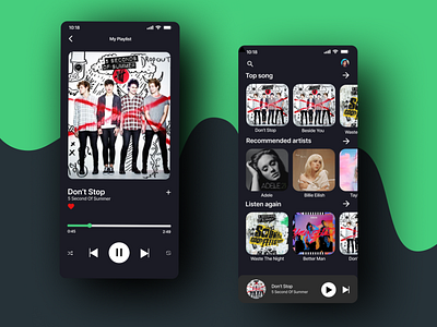 UI Design (Music Player)