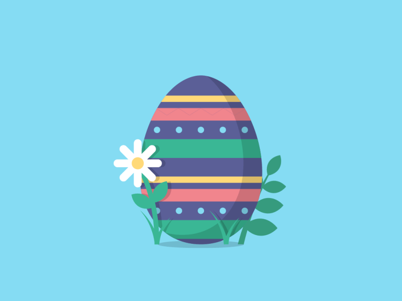 Easter Animation animation chick decorated egg easter easter egg egg gif paschal egg spring