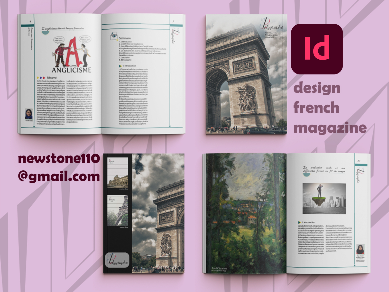 Design French Magazine By Fatemeh Naeimipour On Dribbble   2 2 