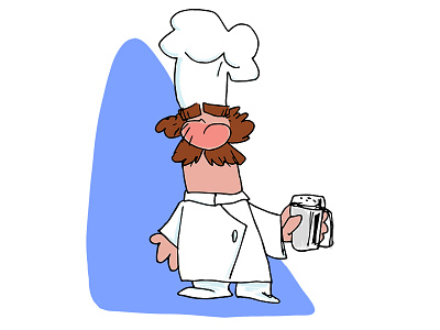 Little Chef cartoon chef illustration illustrator