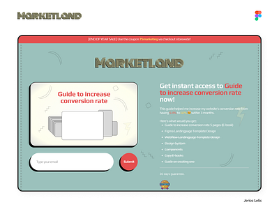 Marketland has Increased 160% conversion rate branding design graphic design hero design illustration logo marketland typography ui ux vector