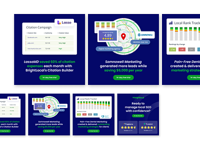 BrightLocal - Carousel Ad Design instagram ads