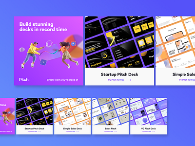Pitch - Carousel Ad Design instagram ads
