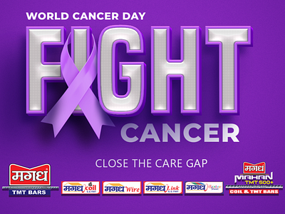 world cancer day 3d animation branding design graphic graphic design illustration logo photoshop ui