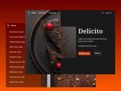 Delicito - Web based app