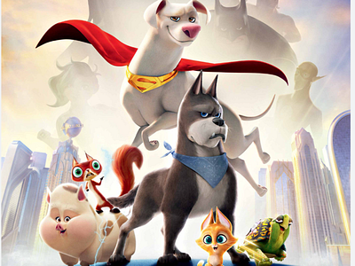 SUPER PETS 3d animation