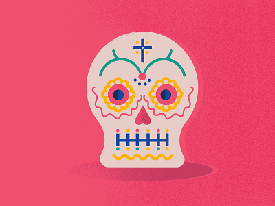 Dia de los Muertos illustration mexico
