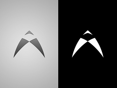A logo a alpha brand fashion letterform logo mark suit type