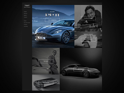 Aston Martin Homepage idea aston automotive cars dark golden homepage martin ratio sleek