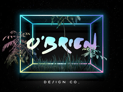 Recent self-branding exploration design freelancer neon obrien space tropical