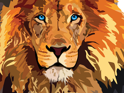 Lion adobe color design graphic design illustration