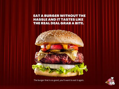 Hot Burger Meal animation branding design graphic design