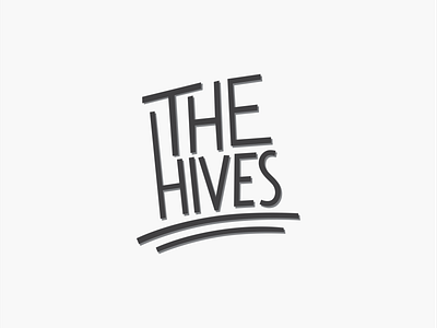 The Hives Lettering band brand branding design flat font illustration letter lettering logo music typography ui vector