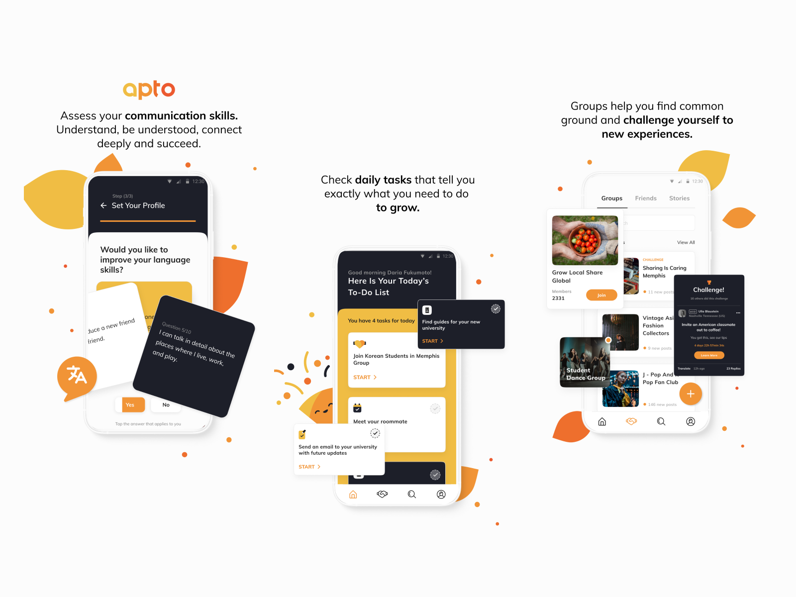 Apto Global - Google Play Store Designs by Marina Mijatovic on Dribbble