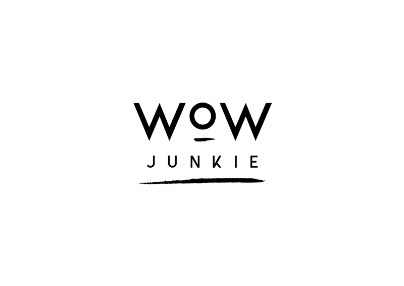 Wow Junike beauty black and white branding brush cosmetics design fashion icon identity illustration letter lettering logo mark minimal typography ui vector visual identity wow