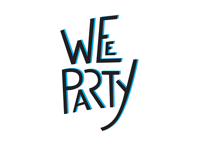 Lettering for Wee Party