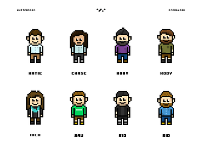 8bit Whiteboard Staff by Katie Cooper for Whiteboard on Dribbble