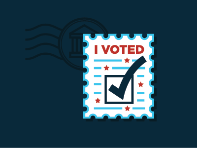 I Voted 2016 america election i voted illustration political