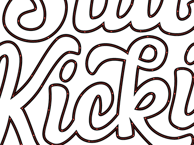 New Product hand lettering lettering