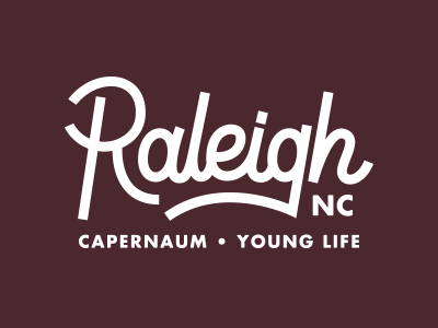 Raleigh Capernaum apparel lettering t shirt type young life