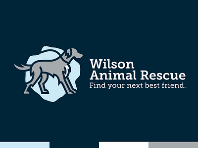 Wilson Animal Rescue Logo animal rescue animals dog dogs illustration logo vector