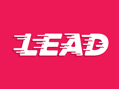 Lead lead lettering movement type type design typography vector