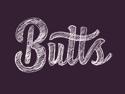 Butts butts dat ass hand lettering ipad lettering lettering letters sketch type type design