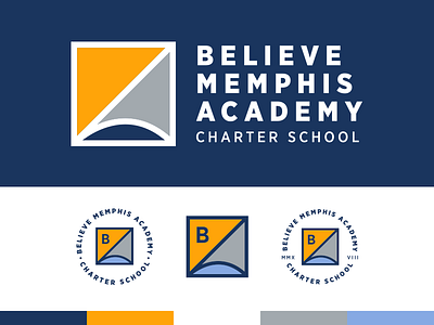 Believe Memphis Academy book brand branding charter school graph logo math memphis reading school