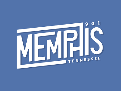 Memphis is Tennessee 901 apparel hand lettering lettering memphis shirt t shirt tennessee type