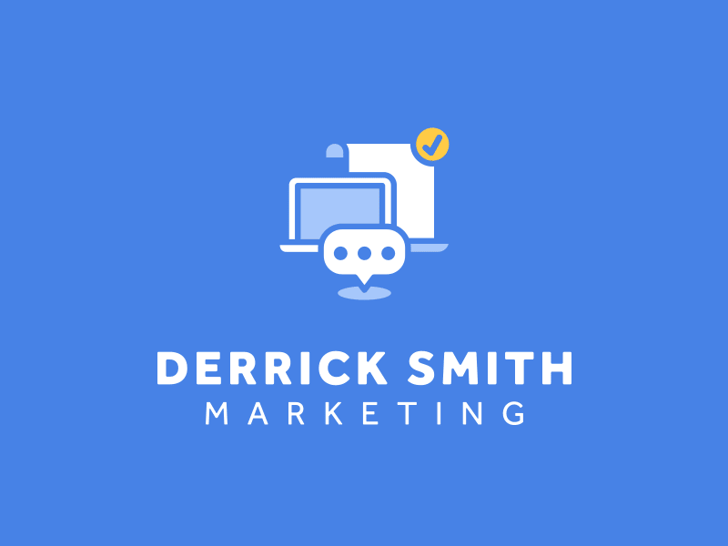 Derrick Smith Marketing Co. analog brand brand identity computer digital icon logo marketing notification paper print text