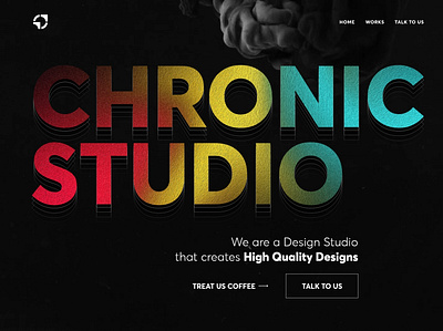 Chronic Design Studio - Desktop and Mobile UI + Prototype branding graphic design ui ui design web web design website design website ui