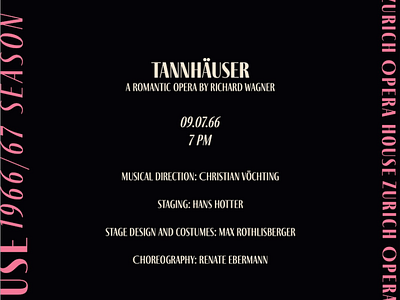 Tannhauser poster