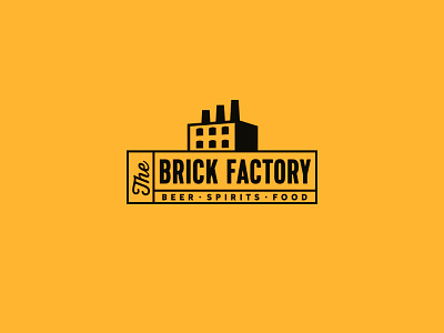 The Brick Factory beer bottles brick factory logo design meaningful logo restaurant smart logos tap house