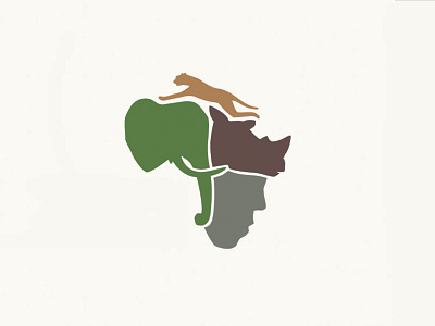 African Wildlife Conservation africa african wildlife conservation indigenous communities logo design wildlife
