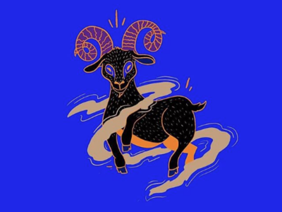 Goat for inktober illustration illustration challenge illustration design inktober 2018