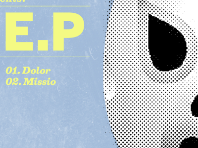 Dolor E.P blue mexican sleeve typography yello